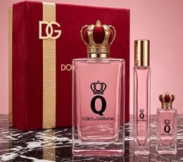 Dolce & Gabbana Q Eau de Parfum Trio Gift Set (100 ml + 10 ml + 5 ml Miniature)